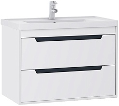 Ceruttispa Тумба с раковиной Мессина 80 подвесная – фотография-1